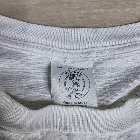 Vtg Mickey Mouse Walt Disney World Shirt 80s Rare Wavemaker Single Stitched XXL - Picture 5 of 6